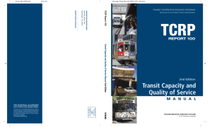 TCRP REPORT 100 - Transportation Research Board