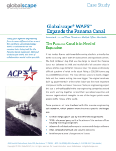 Globalscape® WAFS Expands the Panama Canal