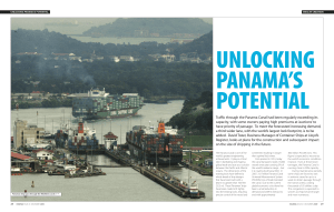 Traffic through the Panama Canal had been regularly