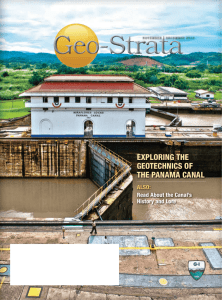 EXPLORING THE GEOTECHNICS OF THE PANAMA CANAL