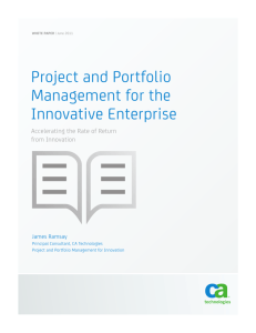 Project and Portfolio Management for the