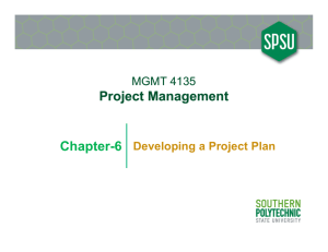 Project Management - Faculty Web Pages