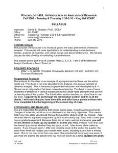PSY 428 Fall 2008 syllabus