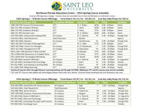Details - Saint Leo University