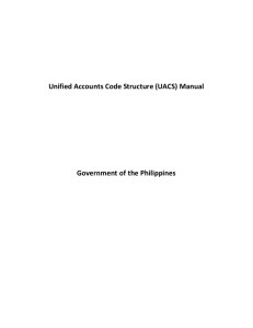 Unified Accounts Code Structure (UACS)