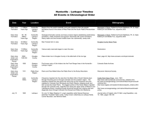 Master Timeline - Larkspur Historical Society