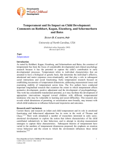 Temperament and Its Impact on Child Development