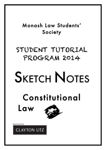 sketch notes - Monash Law Students' Society