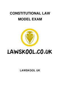 constitutional law model exam
