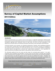 2014 Survey of Capital Market Assumptions