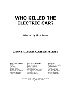 who killed the electric car?