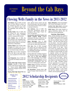 Alumni Newsletter 2012.pub - Flowing Wells High School