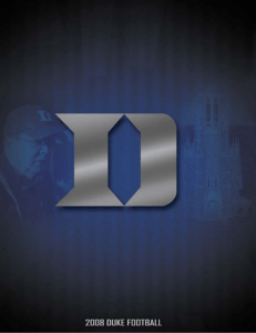 Duke Football Media Guide - Duke University Athletics
