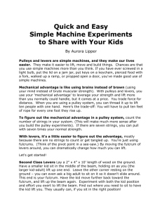 Quick and Easy Simple Machine Experiments to Share with Your Kids
