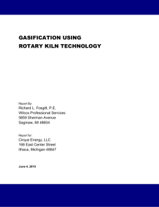 gasification using rotary kiln technology