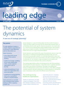 The Potential of System Dynamics