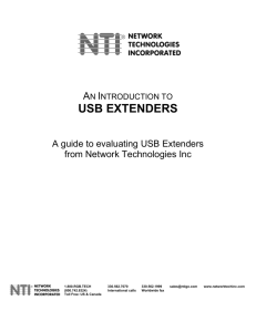 An Introduction to USB Extenders