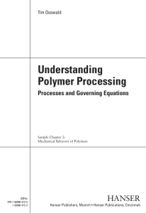 Chapter 2: Mechanical Behavior of Polymers