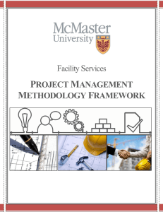 project management methodology framework