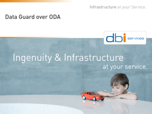 Data Guard over ODA