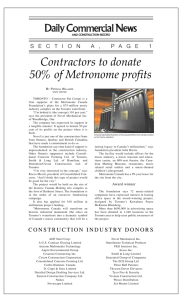 construction industry donors
