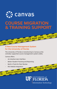 course migration & training support