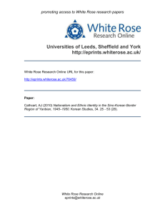 - White Rose Research Online