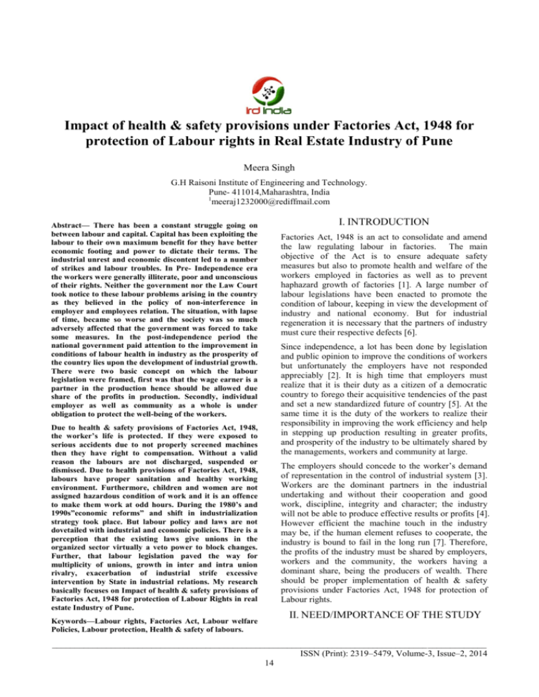 impact-of-health-safety-provisions-under-factories-act-1948-for