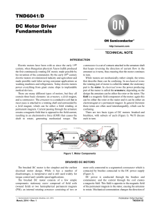TND6041 - DC Motor Driver Fundamentals