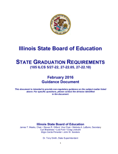 ISBE Guidance Graduation Requirements