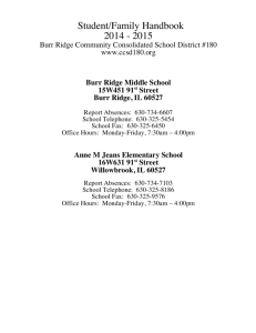 2014-2015 Student Handbook - Community Consolidated School