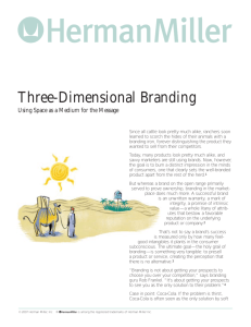 Three-Dimensional Branding