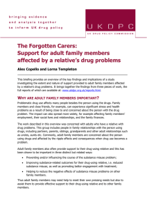 The Forgotten Carers: Support for adult family members affected by