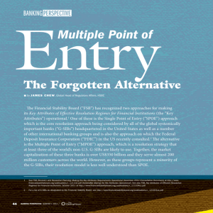 Multiple Point of Entry: The Forgotten Alternative