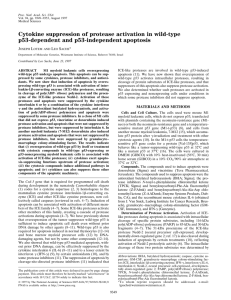 Cytokine suppression of protease activation in wild