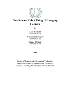 Fire Rescue Robot Using IR Imaging Camera