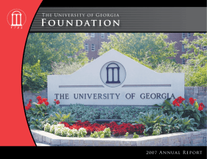 Foundation - UGA Division of Development & Alumni Relations