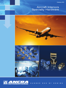 Aircraft Interiors Specialty Hardware