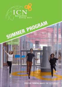 summer program - University of Regina