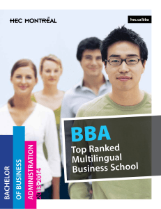 Top Ranked Multilingual Business School