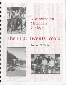 Northwestern Michigan College: The First Twenty Years