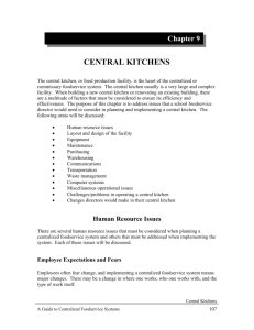 central kitchens - National Food Service Management Institute