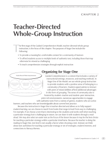 Chapter 2: Teacher-Directed Whole-Group Instruction