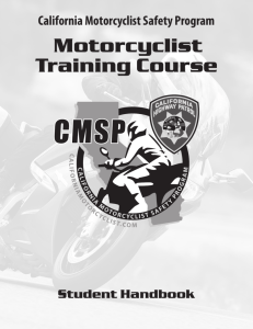 CMSP Student Handbook - Academy of Motorcycle Operation