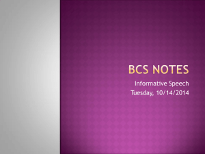 BCS Notes