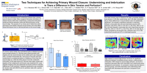 Two Techniques for Achieving Primary Wound Closure