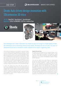 Škoda Auto drives design innovation with 3Dconnexion 3D mice