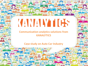 Communication analytics solutions from KANALYTICS Case study
