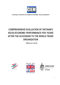 WTO 5 year report - European Chamber of Commerce in Vietnam