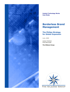 Borderless Brand Management: The Philips Strategy for Global